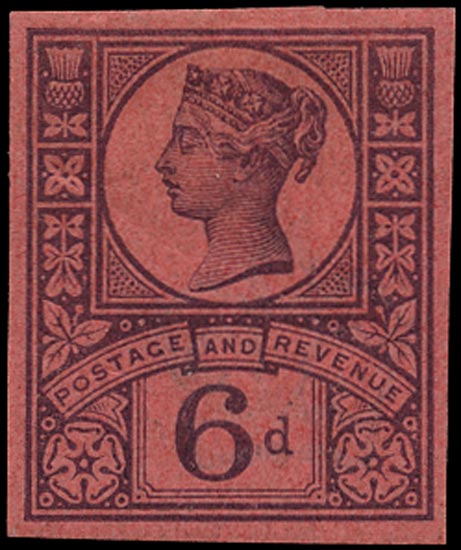 GB 1887  SG208var Mint imprimatur