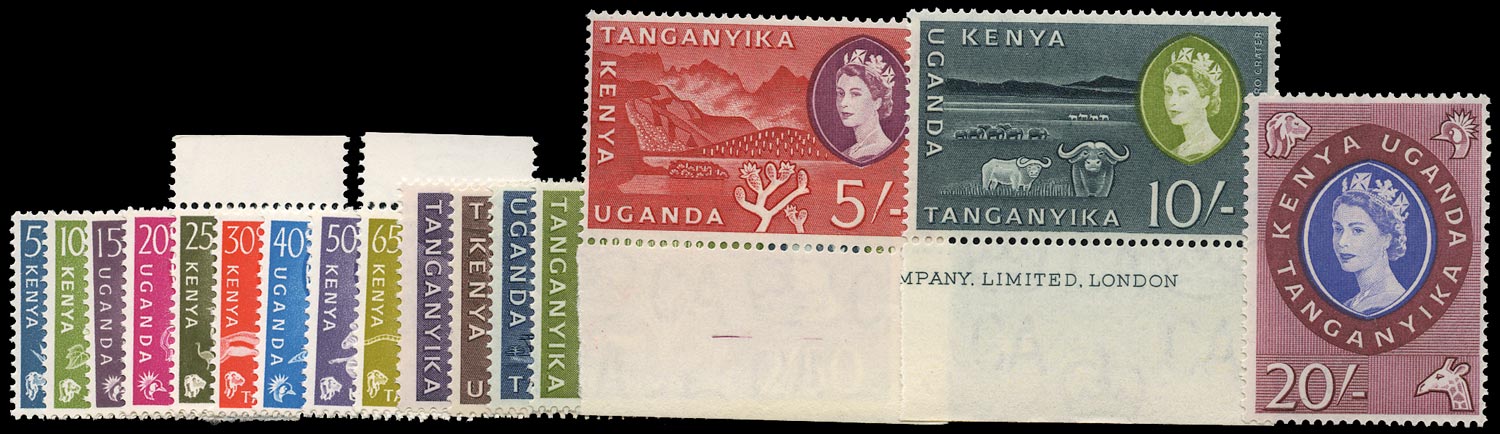 KUT 1960  SG183/98 Mint unmounted set of 16 to 20s