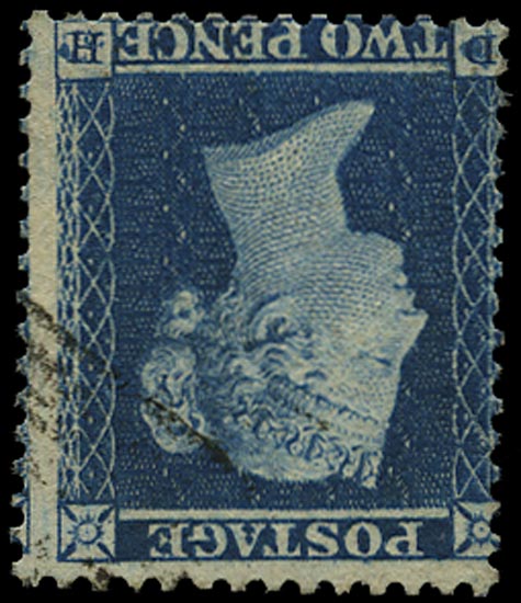 GB 1855  SG23wi Pl.4 Used - (Wmk Inverted) vfu example (DH)