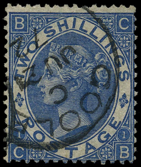 GB 1867  SG118 Pl.1 Used - Goole cds example