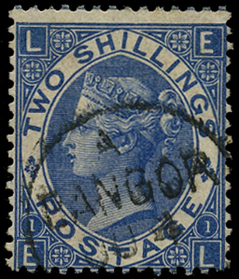 GB 1867  SG119 Pl.1 Used - Bangor cds example (EL)