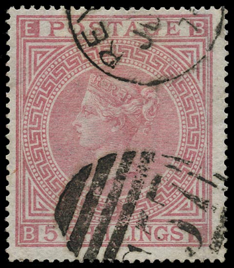 GB 1867  SG127 Pl.2 Used - Grey-town, Nicaragua 'C57' and cds