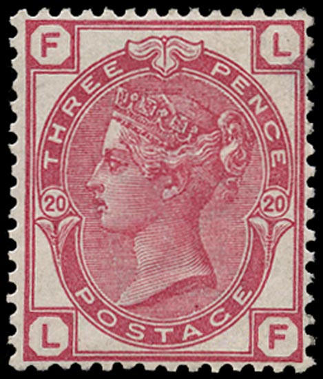 GB 1881  SG158 Pl.20 Mint - unused o.g. example (LF)