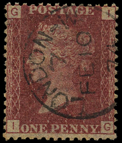 GB 1871  SG43 Pl.145 Used London cds