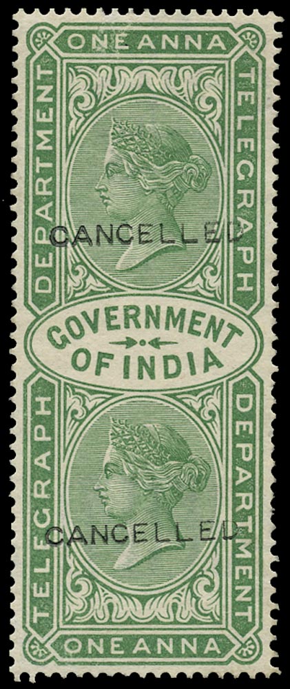 INDIA 1869  SGT4 Telegraph