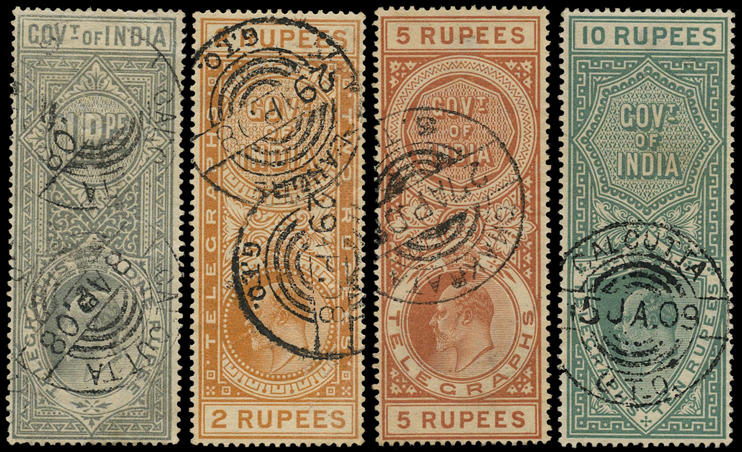 INDIA 1904  SGT60/3 Telegraph
