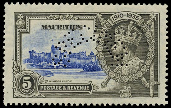 MAURITIUS 1935  SG245fs Specimen