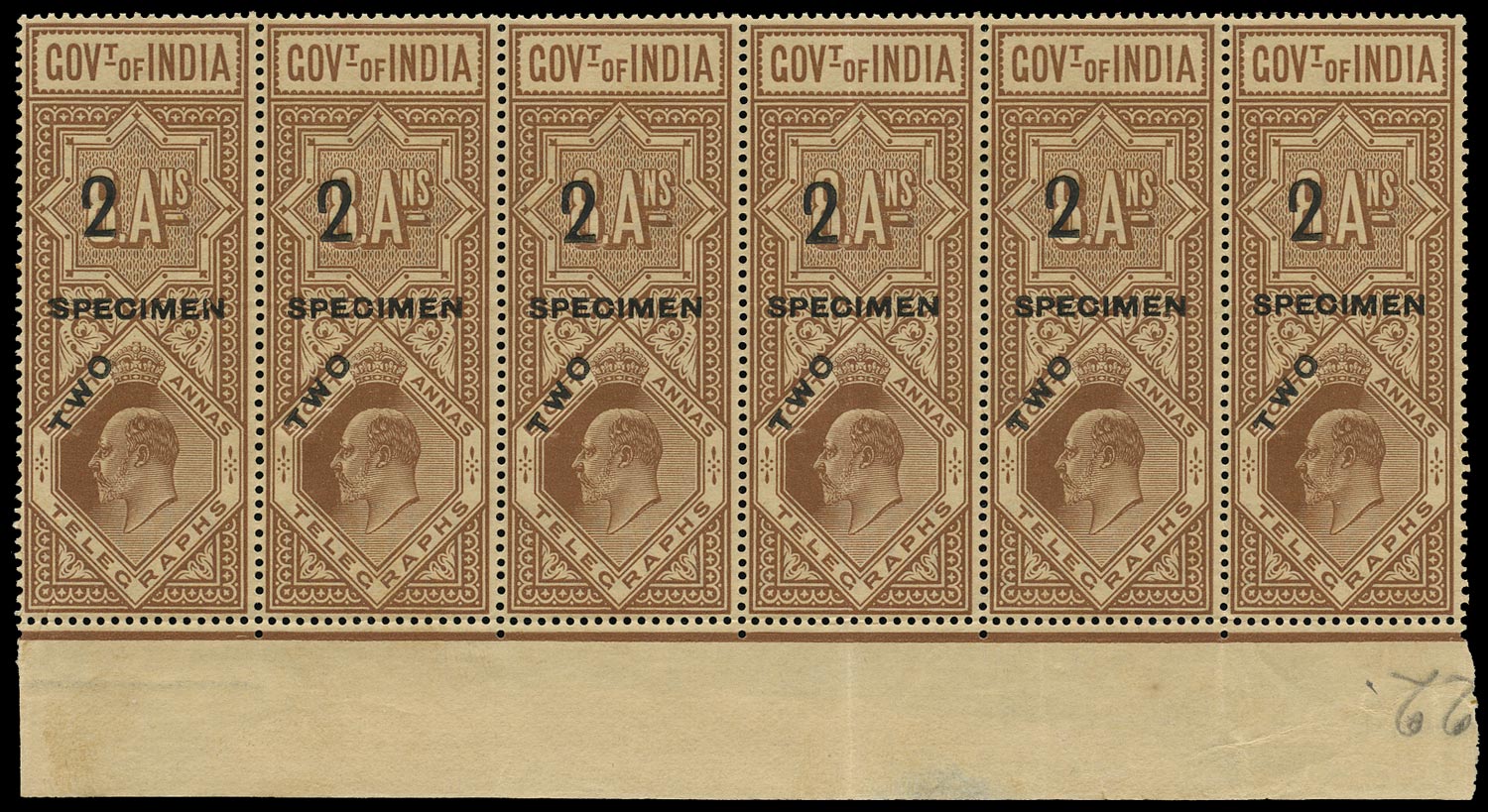 INDIA 1904  SGT67 Telegraph