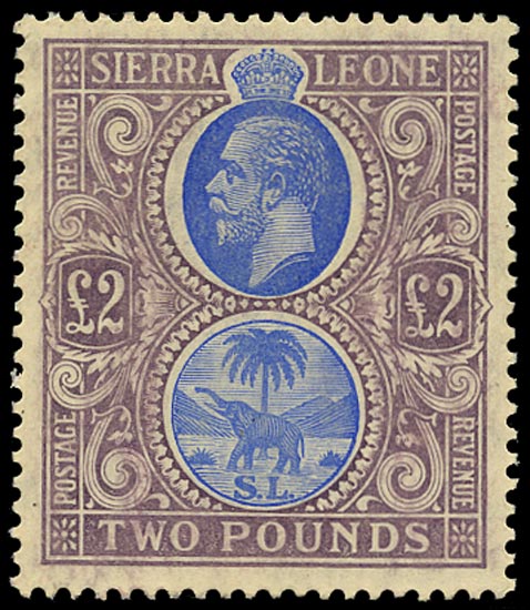 SIERRA LEONE 1912  SG129 Mint