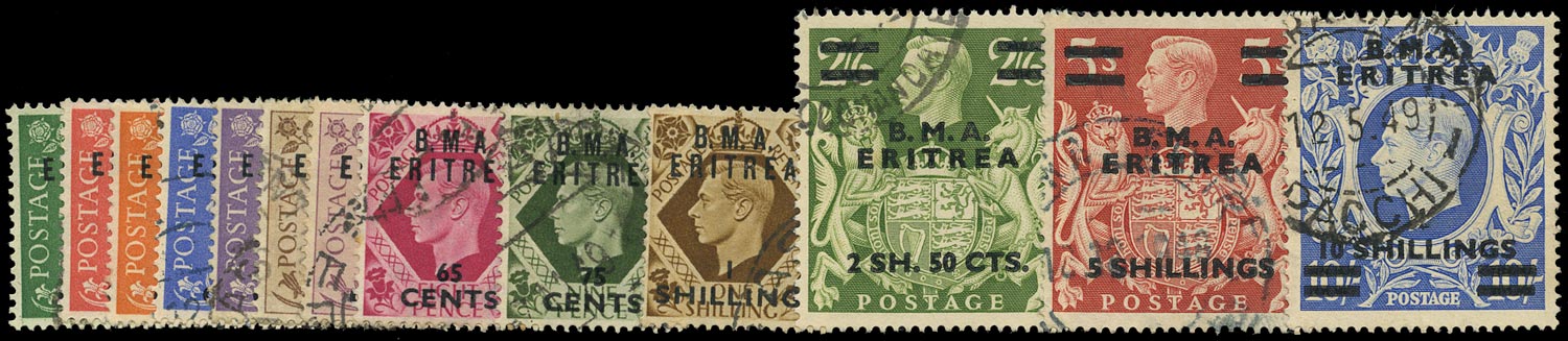 B.O.I.C. ERITREA 1948  SGE1/12 Used