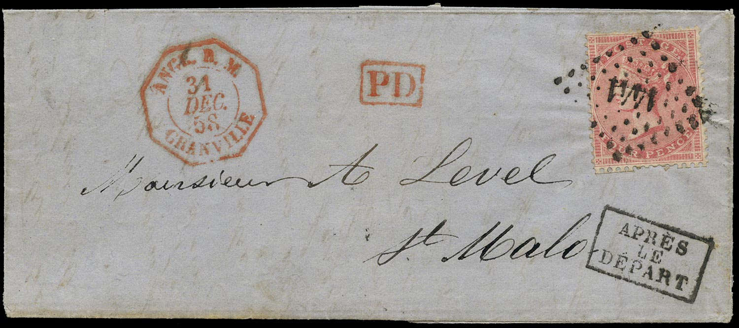 GB 1858  SG66a Cover