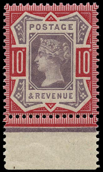 GB 1890  SG210var Mint unmounted