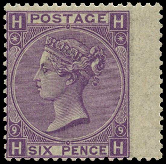 GB 1870  SG109 Pl.9 Mint unused o.g. (HH)
