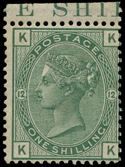 GB 1875  SG150 Pl.12 Mint unused o.g. (KK)