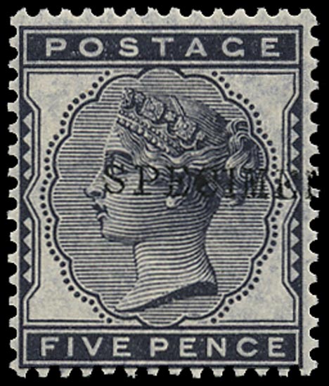 GB 1880  SG169s Specimen unmounted