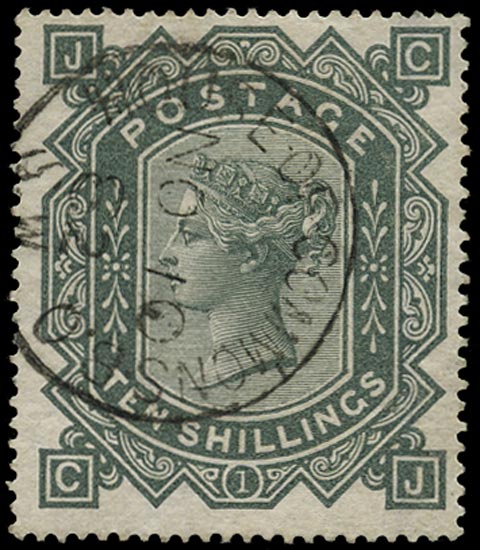 GB 1878  SG128 Pl.1 Used - VFU House of Commons cds example