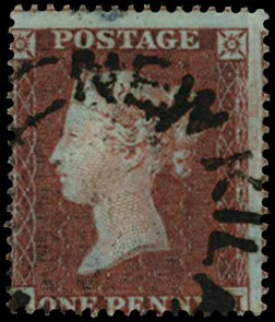 GB 1854  SG17 Used - VFU "NEW KILPATRICK" Scots local