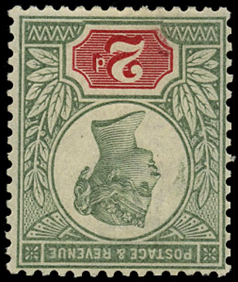 GB 1887  SG200wi Mint - unused o.g. (Wmk. Inverted)