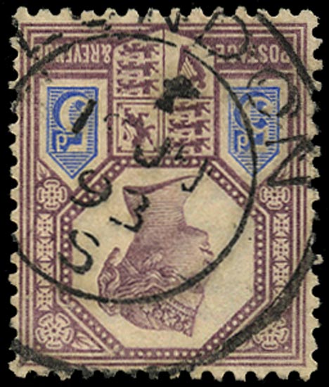 GB 1888  SG207awi Used - VFU (Die II, Wmk. Inverted)