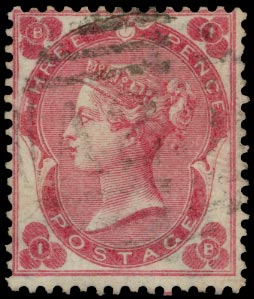 GB 1862  SG75 Pl.2 Used