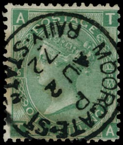 GB 1871  SG117 Pl.6 Used