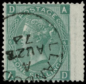 GB 1871  SG117 Pl.6 Used