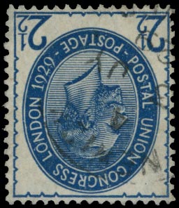 GB 1929  SG437wi Used - VFU (Wmk. Inverted) example