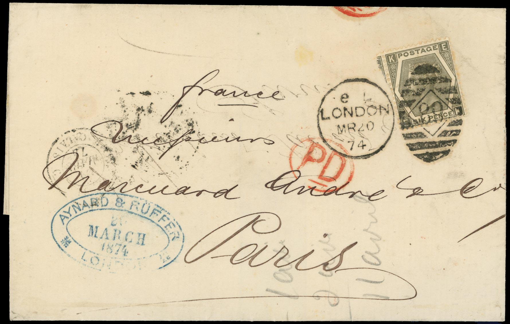 GB 1874  SG125 Pl.12 Cover
