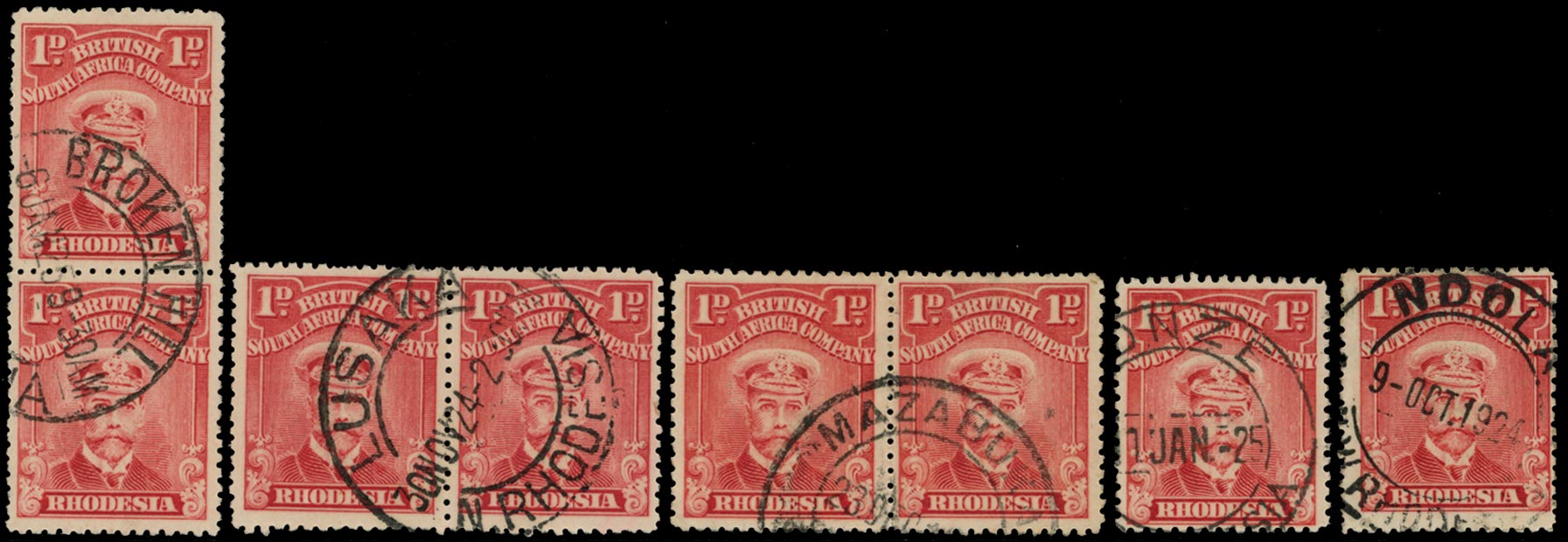 RHODESIA 1922  SG286 Cancel