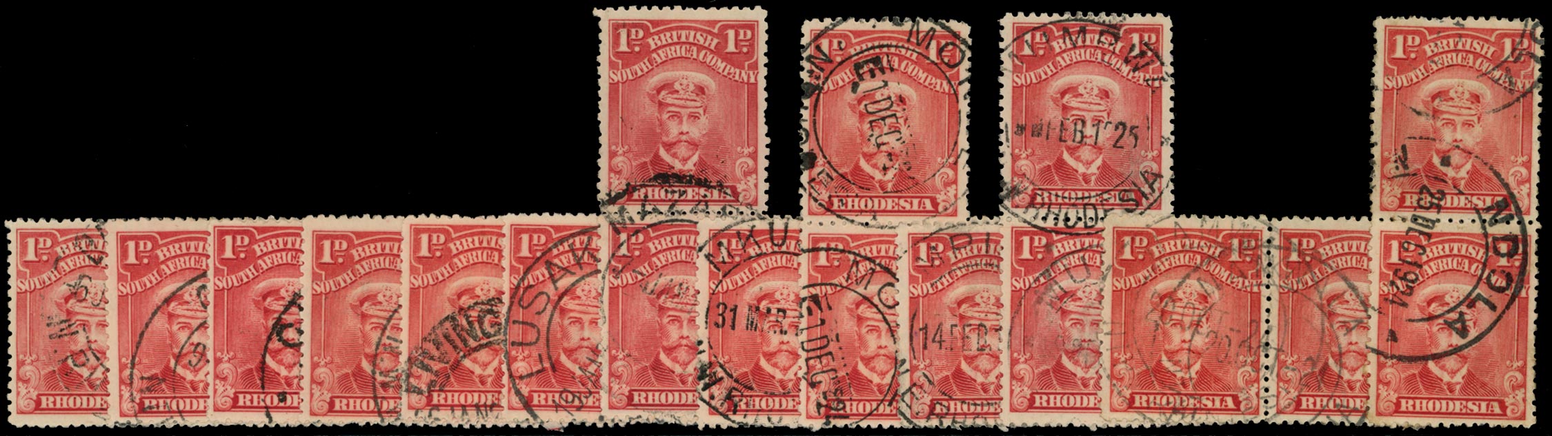 RHODESIA 1922  SG286 Cancel
