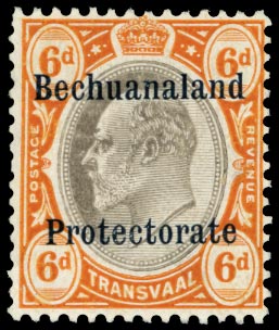BECHUANALAND 1910  SGF1 Postal Fiscal