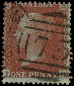 GB 1856  SG24var Pl.26 Used - Spec. C7