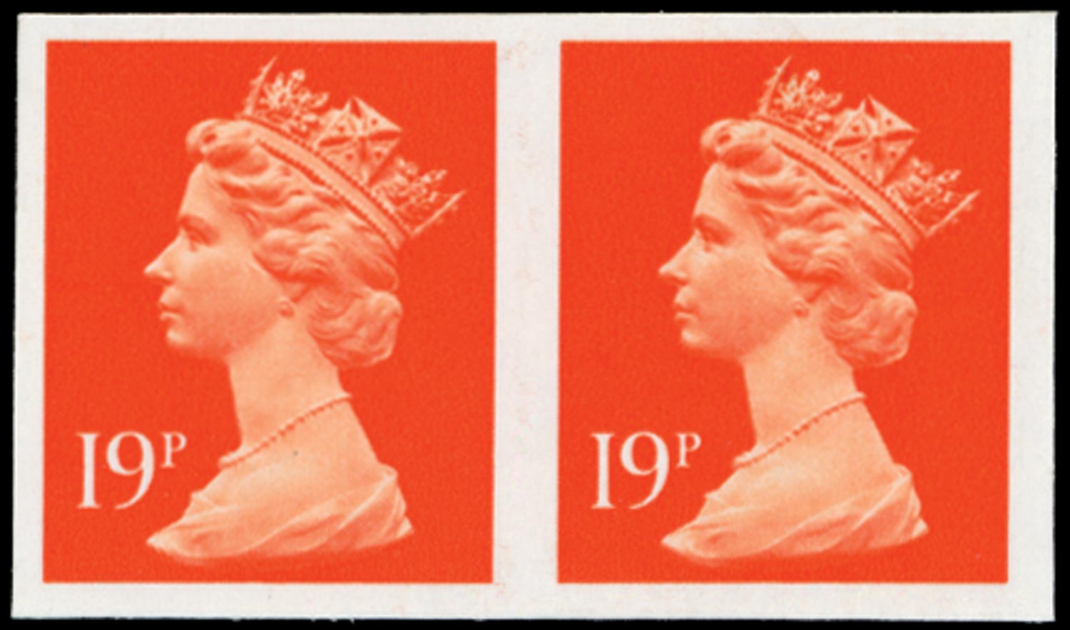 GB 1988  SGX956a Mint imperf (pair)