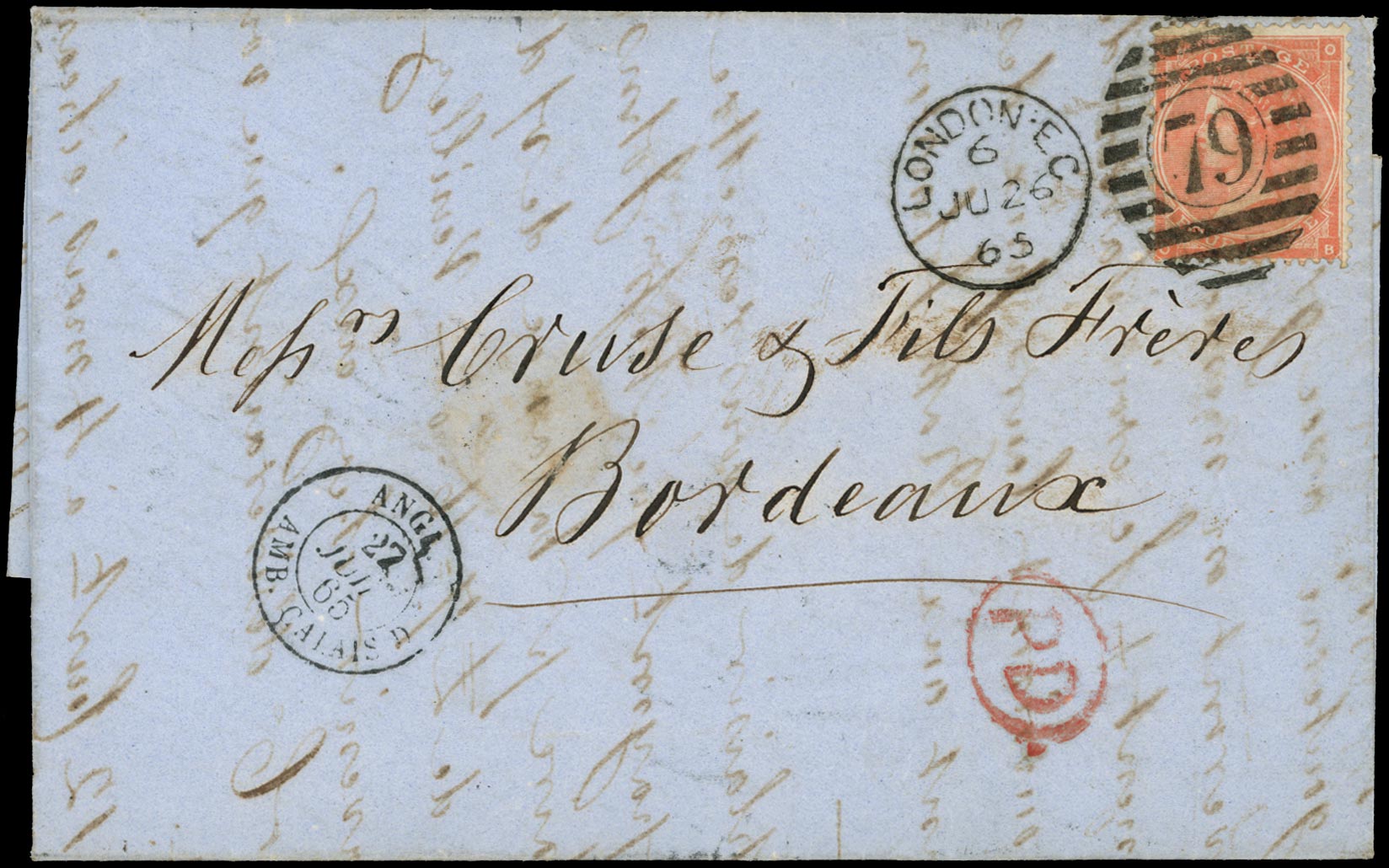 GB 1865  SG82 Pl.4 Cover