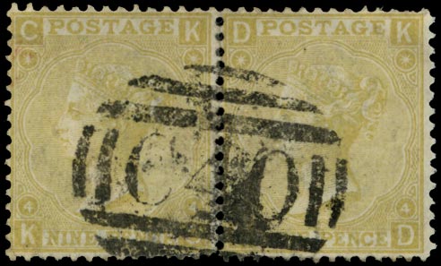 GB 1867  SG110 Pl.4 Used - in Coquimbo, Chile