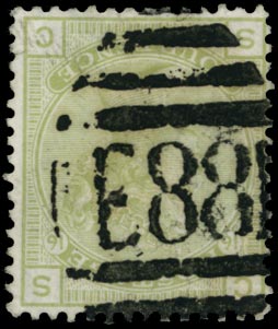 GB 1877  SG153 Pl.16 Used - in Colon, Colombia