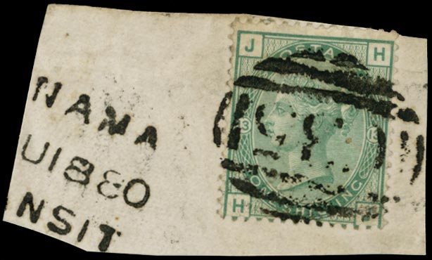 GB 1876  SG150 Pl.13 Used - in Panama, Colombia