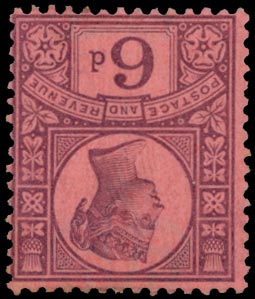 GB 1887  SG208wi Mint - unused o.g. (Wmk. Inverted)