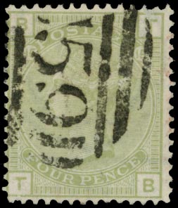 GB 1877  SG153 Pl.15 Used - in Jacmel, Haiti