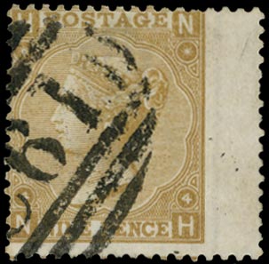 GB 1867  SG110 Pl.4 Used - in San Juan, Porto Rico