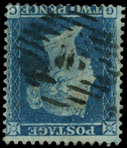 GB 1855  SG23wi Pl.4 Used - Watermark inverted