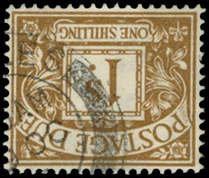 GB 1951  SGD39Wi Postage Due - Wmk. Sideways inverted