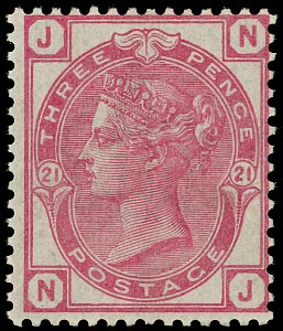 GB 1881  SG158 Pl.21 Mint unmounted o.g. example (NJ)