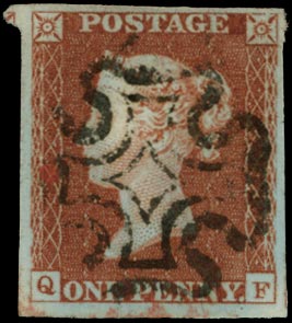 GB 1841  SG8 Pl.24 Used VFU Black MC (QF)