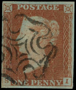 GB 1841  SG8 Pl.24 Used VFU Black MC (SI)