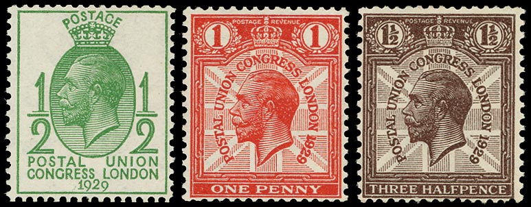 GB 1929  SG434/6a Mint - Wmk. Sideways