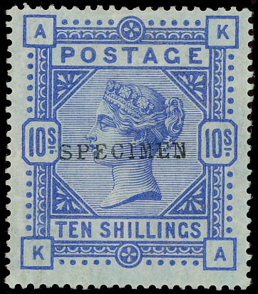 GB 1883  SG177s Mint - Specimen type 9
