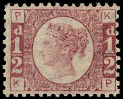 GB 1878  SG48 Pl.19 Mint - unused o.g. example