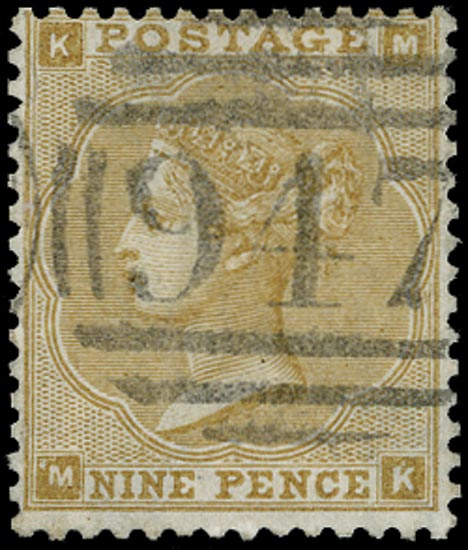 GB 1862  SG87 Pl.2 Used