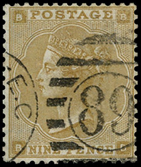 GB 1862  SG87 Pl.2 Used